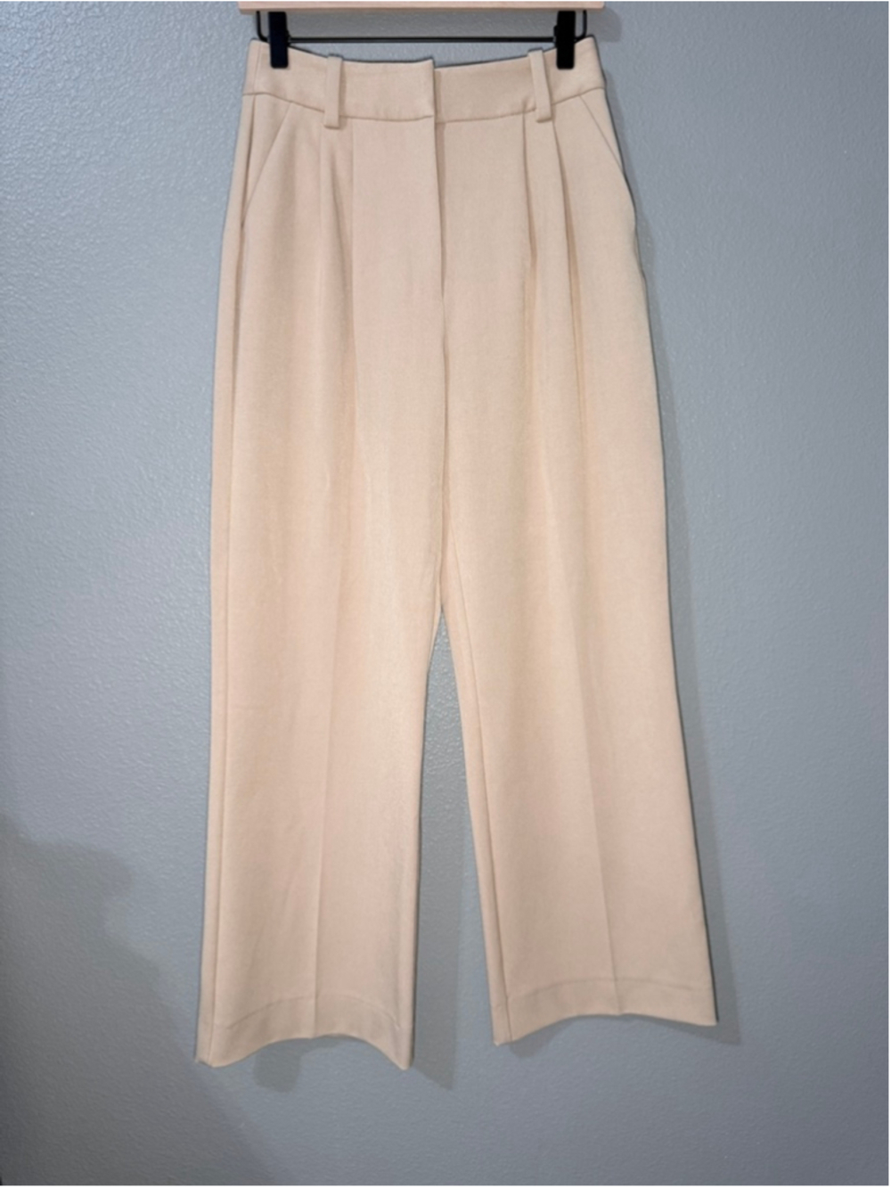Women's Favorite Daughter the favorite pant Beige Wide Leg Pants Size 6 - Picture 4 of 10